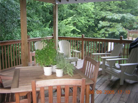 Custom Back deck wtih purgola